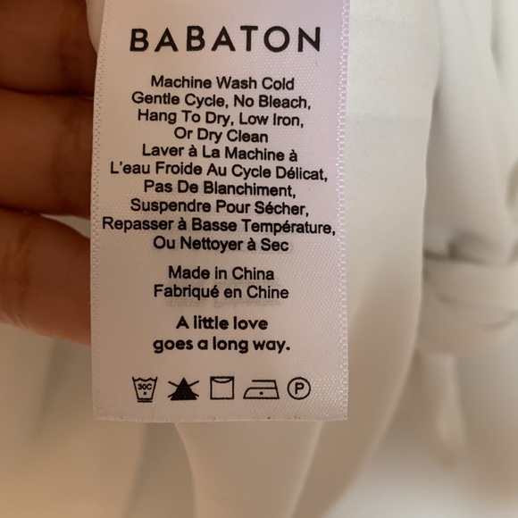 Babaton Hobpkins white sleeveless blouse in Small - Picture 4 of 9